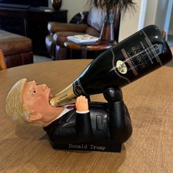 Donald J. Trump Wine Bottle Holder 2024 Collectible Statue, New. Only 3 Left!
