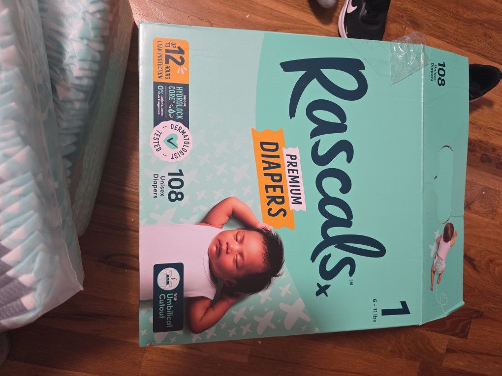 Rascal Diapers SIZE 1