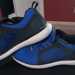 Reebok Running Shoes Used Blue Black White Size 12