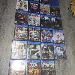 PS4 Game Lot 23 For $350 