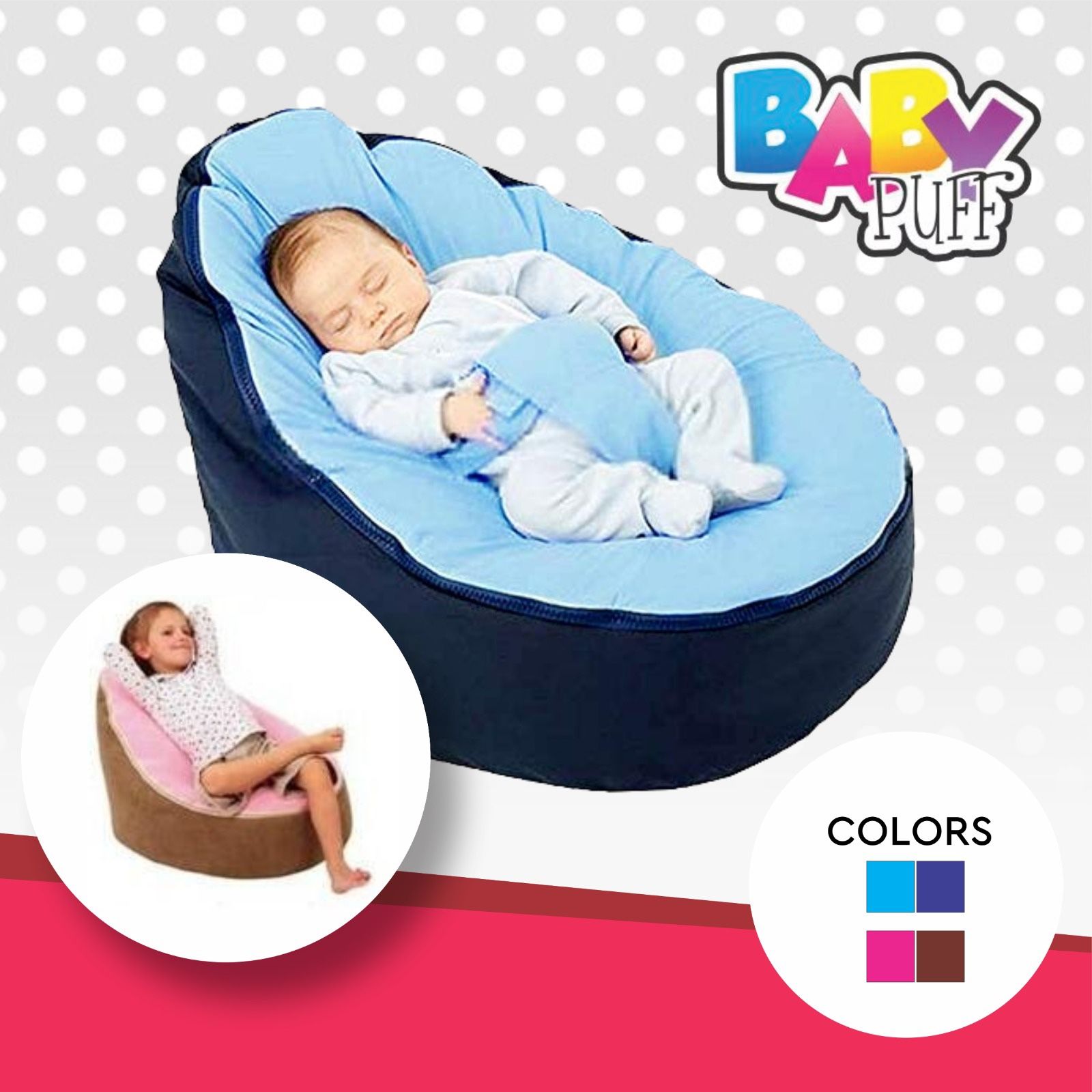 Baby bean chair