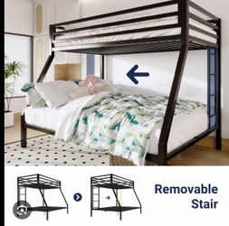 Twin over full bunk bed