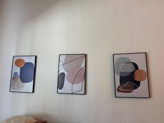 Decorative living room wall art