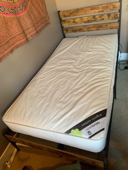 Organic Cotton Twin Mattress & Bed Frame