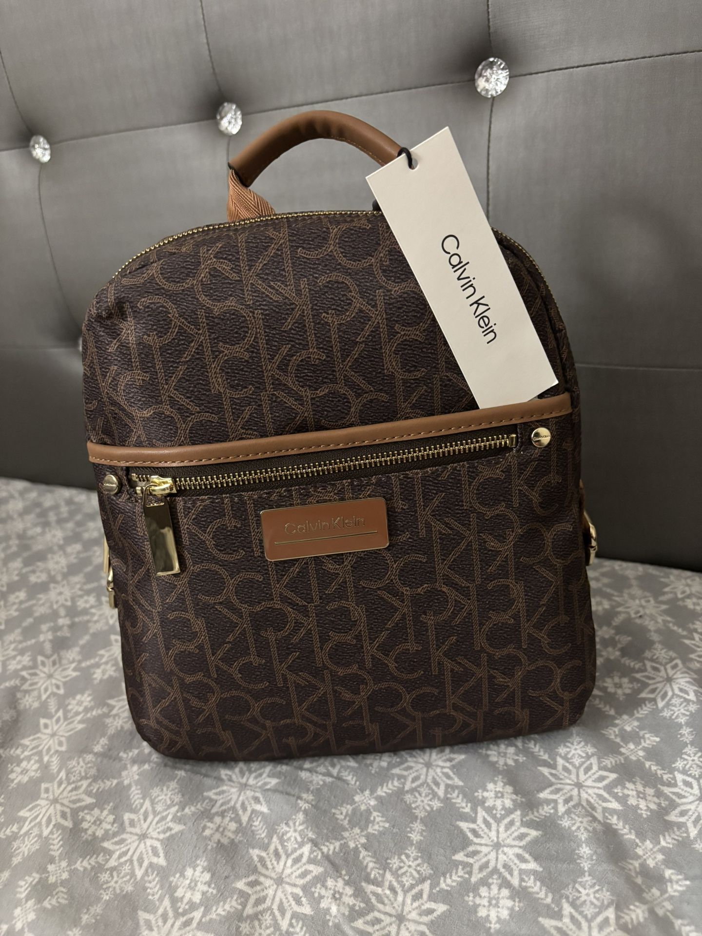 Calvin Klein Brown Mini Backpack