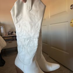 White Cowboy Boots 