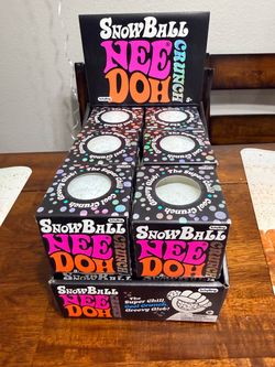 New Full Box of NeeDoh Snowballs - $250