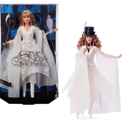 ON HAND! Barbie Stevie Nicks Bella Donna Doll In White Dress New