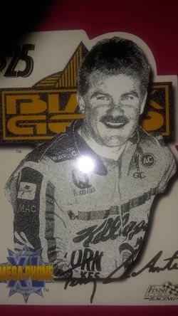 Terry Labonte Finish Line Black Gold Phone Card