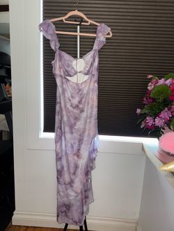 Floral purple dress s/m