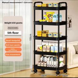 Small cart storage rack