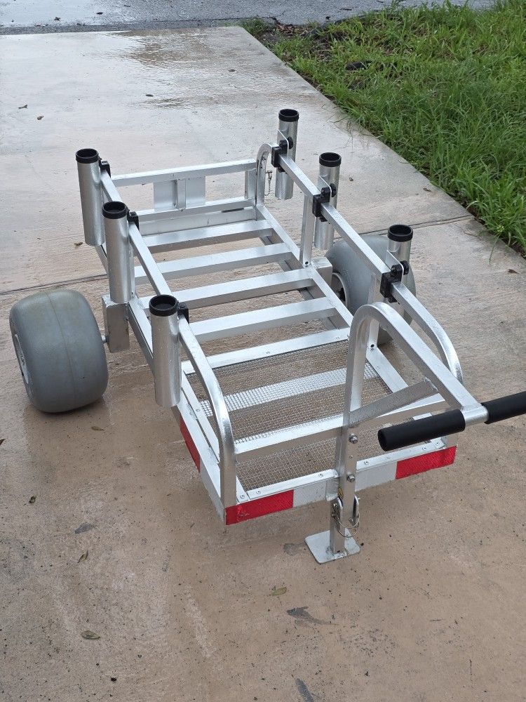 Offshore Angler Fishing Cart With Ballon Wheels
