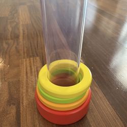 Lovevery Wooden Rainbow Stacker Clear Tube First Blocks 9-10 Months Explorer