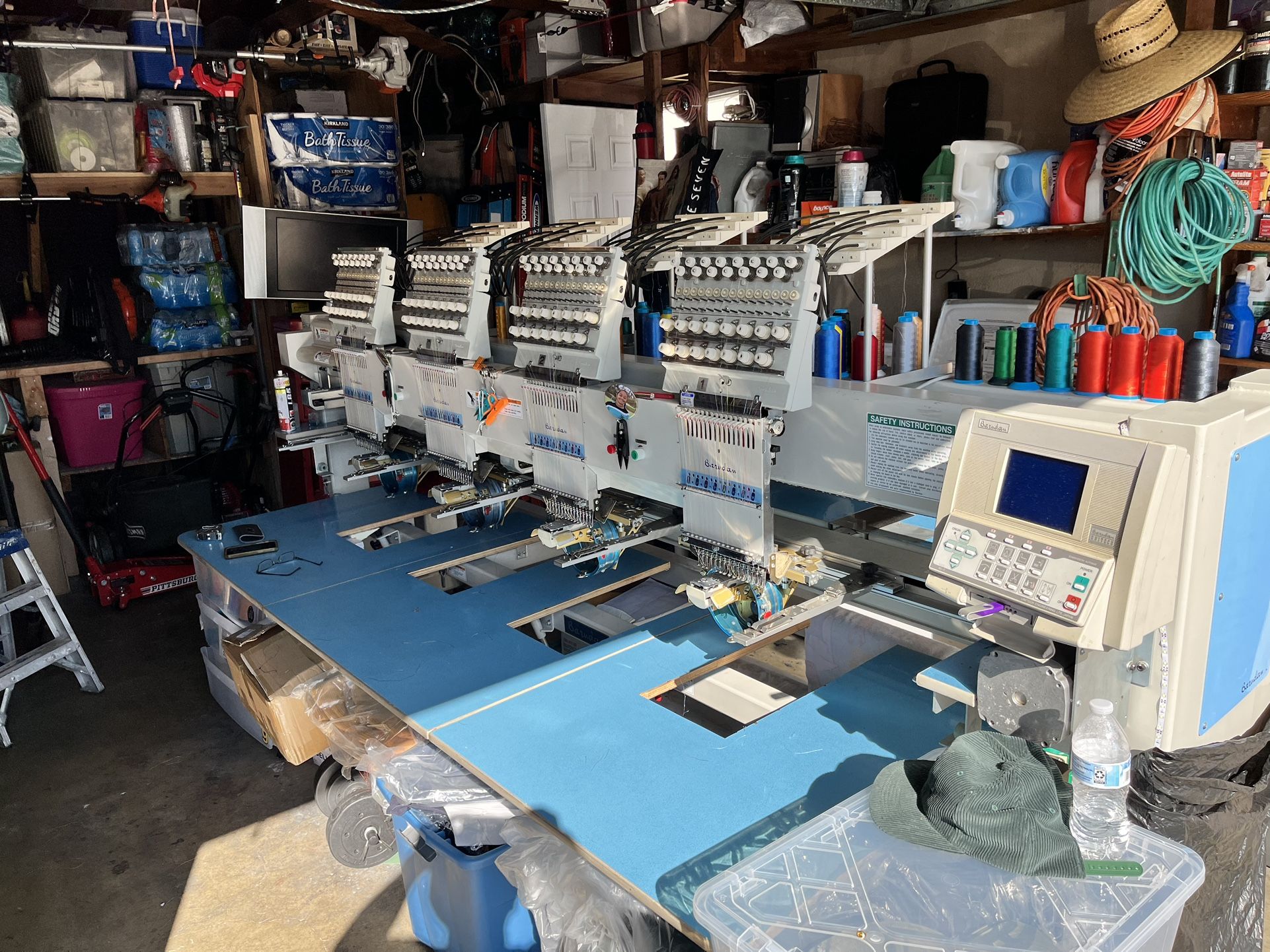 Barudan Embroidery Machine 4 Heads BENYHEZQC04 Upgraded Cap Driver