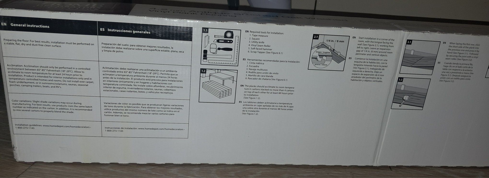 Brand NEW easy to Install Vinyl Plank Flooring