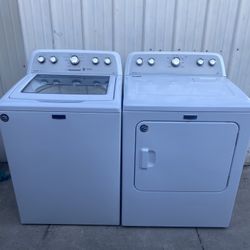 MAYTAG. WASHER AND. DRYER. SET 