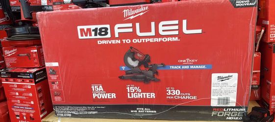 Milwaukee m18 fuel 12in sliding miter saw tool only