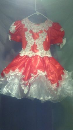 Beaded Crystal Pageant  Dress