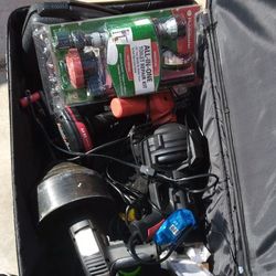 Luggage Full Of Toilet  And  Sink Plumbing Supplies!!