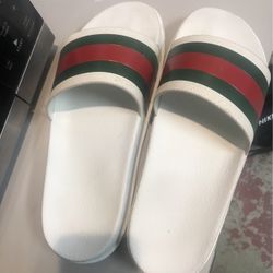 Gucci Slides White 