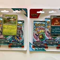 Pokémon TCG Prismatic Evolutions Tech Sticker Collection Sylveon & Leafeon  (6 Booster Packs)