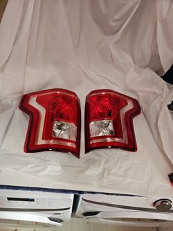 Tail Lights Fit For 2015 2016 2017 Ford F-150 Pickup Halogen Rear LH And RH Lamp