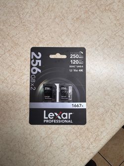 Lexar Pro 256GB 2 pack
