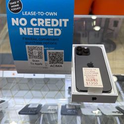 New Open Box - iPhone 14PM 512GB Unlocked - Financing Available- Take Home Today