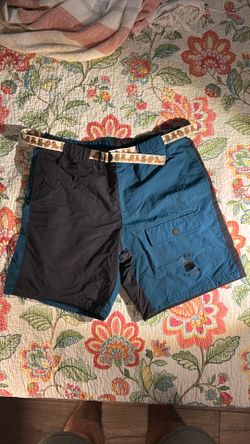 TEDDY FRESH - Color Block Nylon Streetwear Shorts