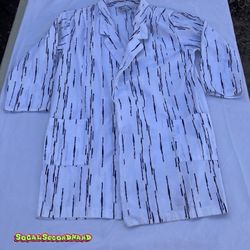 Vintage 90s womens large overcoat by Cest George made in USA.22” pot to pit 35” length .