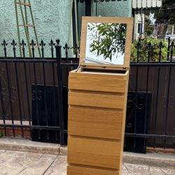 Tall Vanity Dresser With Mirror 