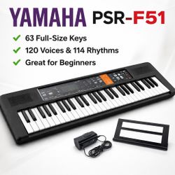 Yamaha PSR-F51 Keyboard And Stand