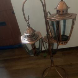 Approx. 3” Tall Triple Candle Holder For Tea Candles 