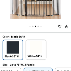 Pet safety gate free standing