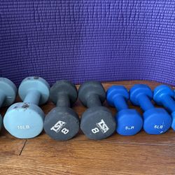 Assortment Of Dumbbell Sets - All For Only $30 