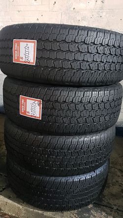 Four matching Goodyear tires for sale 275/55/20