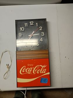 Vintage Coca Cola Clock