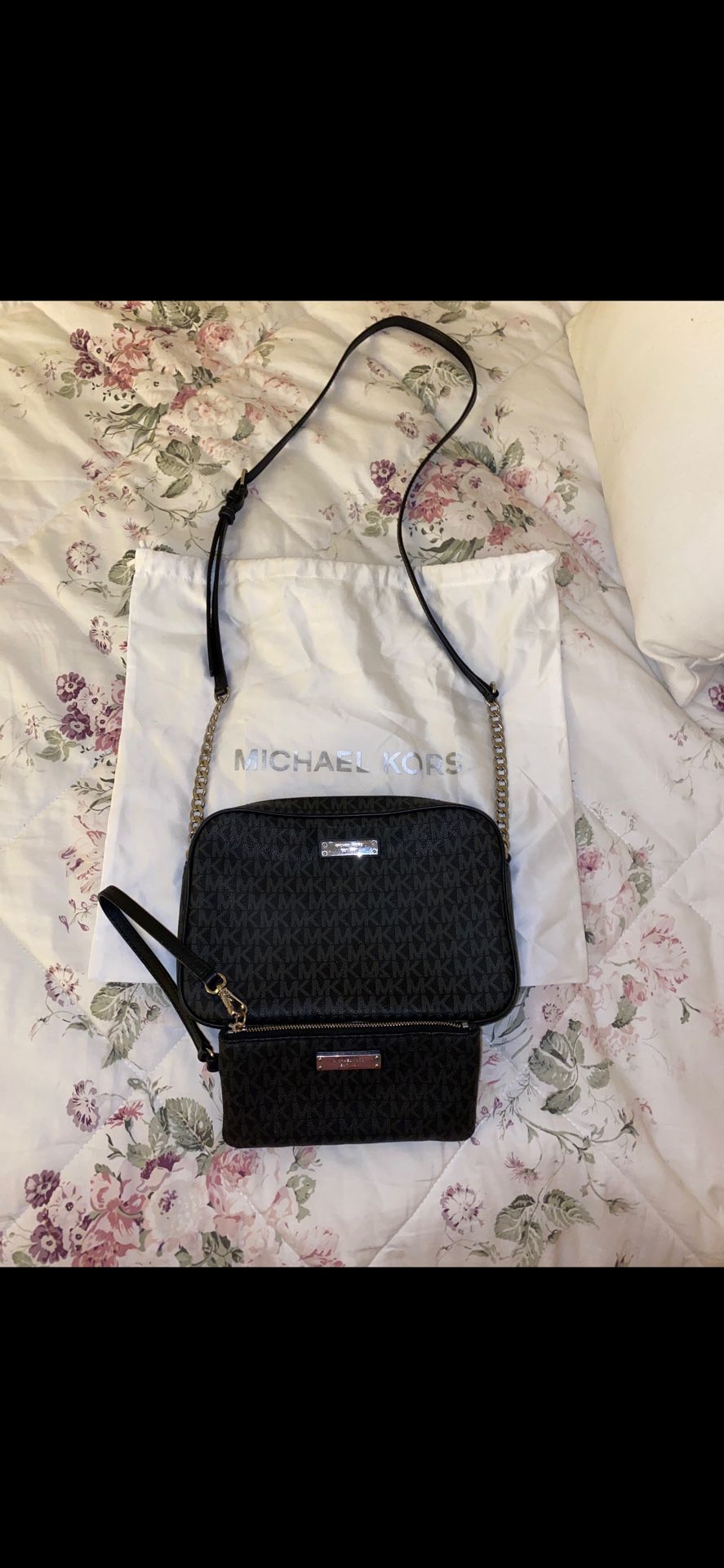 Black Cross Body Mk Bag