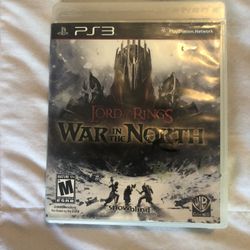 Lord Of The Rings/ War Of The North PS3