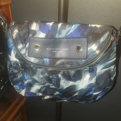 Marc Jacobs Blue Nylon And Leather 