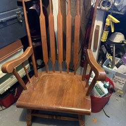 Real Wood Rocking Chair 