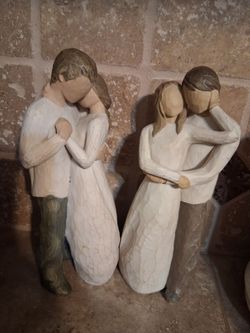 WILLOW TREE 2 FIGURENS PROMISE AND TOGETHER