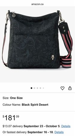 👜 NEW Sakroots Lucia Crossbody Bag Purse Repreve Eco-Twill Made from Recycled Plastic Water Bottles