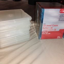 45 Plastic CD Cases
