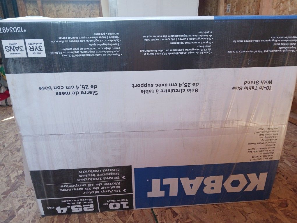 Kobalt Table Saw