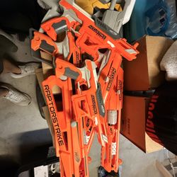 Nerf Guns Total Of 5 Including Sniper 