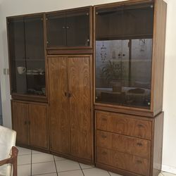 Vintage China cabinet and bar
