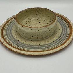 Kelly McCarty Ceramic Chip & Dip Plate