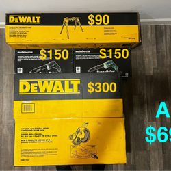 Miter Saw, Miter Saw Table, Screw Guns