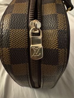 Vintage Damier Ebene Mini Top Handle Bag + Monogram Wallet Set